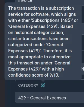 Historical learning from transactions