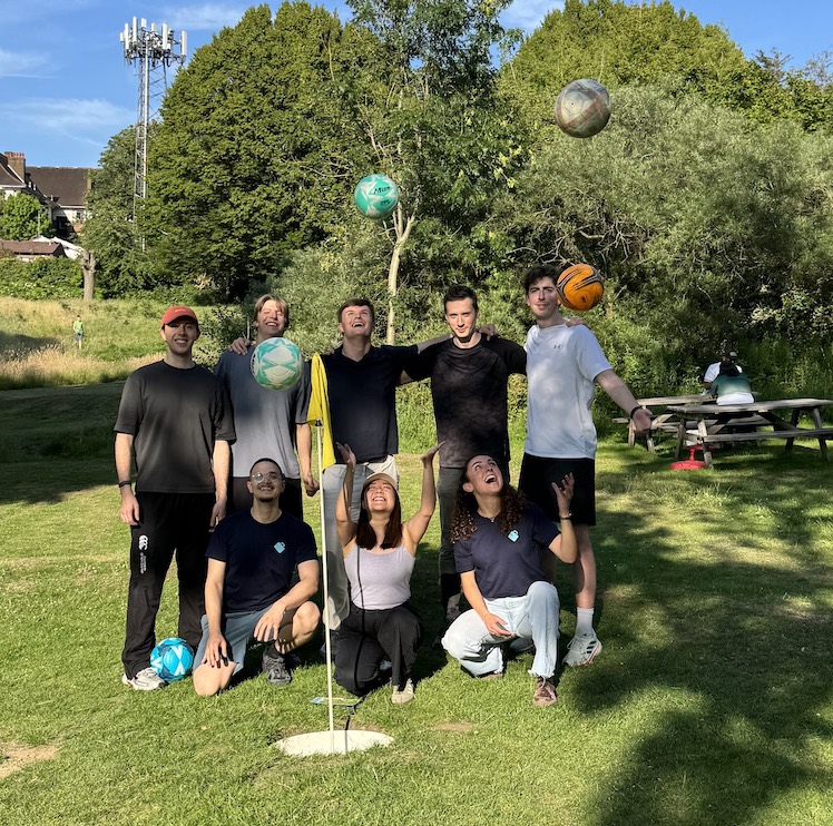 Footgolf at a team social