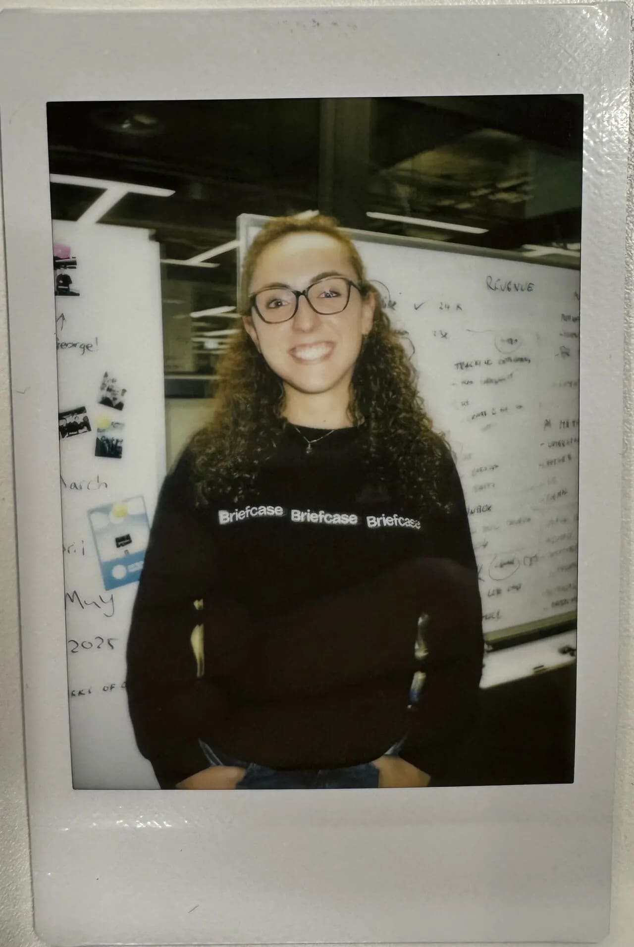 Sara creating custom merch